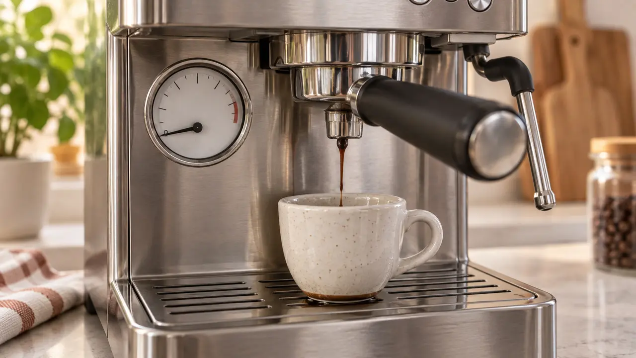 Breville Barista Express pressure gauge stuck at zero during extraction
