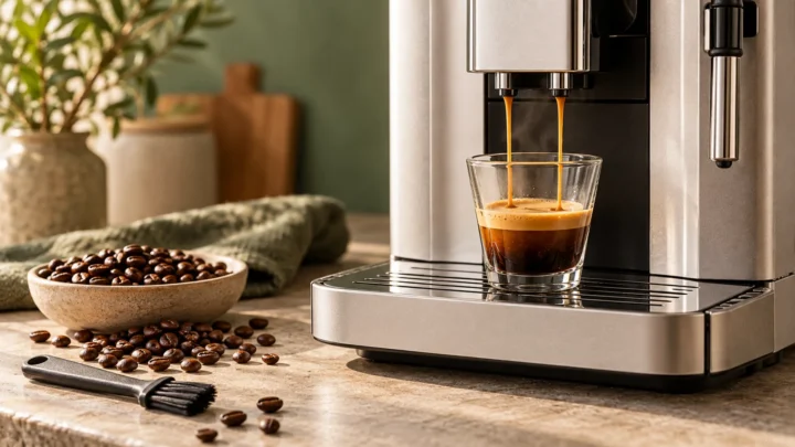Editorial illustration for De’Longhi Magnifica Evo watery coffee