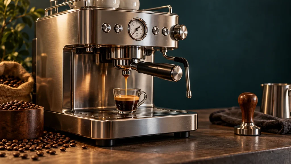 Editorial illustration for Gaggia Classic Pro espresso brews too fast