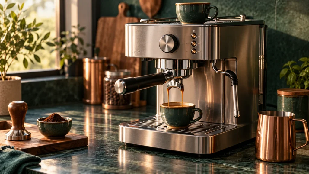 Generic editorial illustration for Gaggia Classic Pro coffee too cold