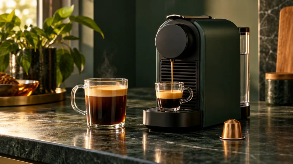 Generic editorial illustration for Nespresso Vertuo Next wrong cup volume